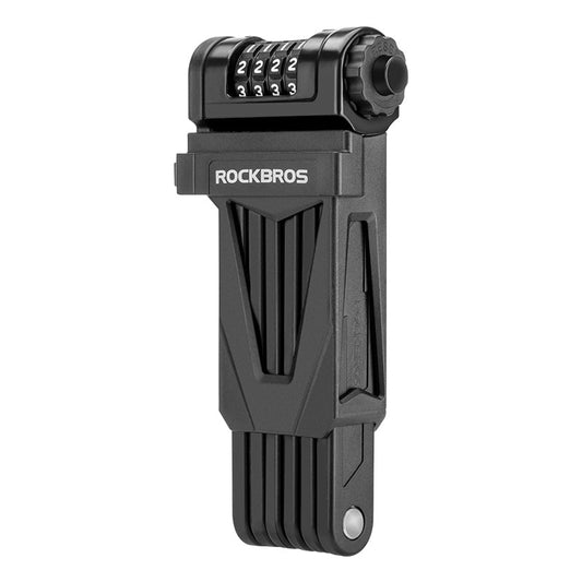 ROCKBROS Folding Bike Lock Heavy Duty Anti Theft with Mounting Bracket