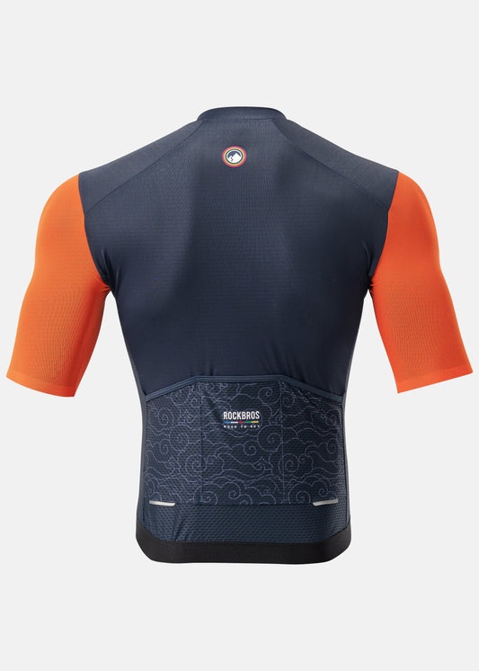 ROAD TO SKY Men's Short-Sleeve Cycling Jersey in Various Colours
