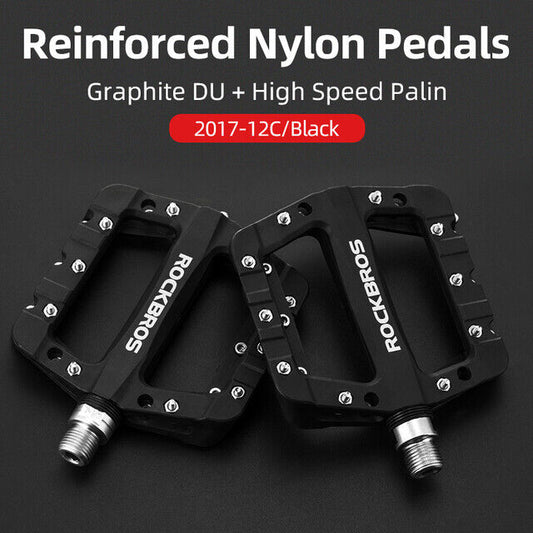 ROCKBROS Lightweight Bike Pedals in Various Colours (Pair)