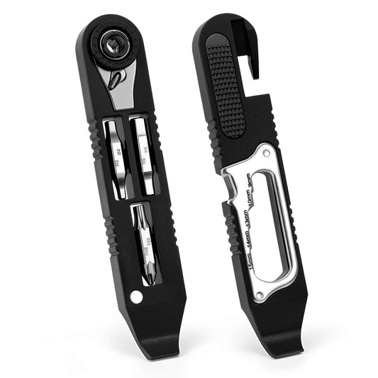 14 IN 1 Bike Tire Repair Kit - Wrench/Lever/Screwdriver/Corkscrew/File Blade - Bicycle Parts - SHP-BTOOL3 eBike Super Shop