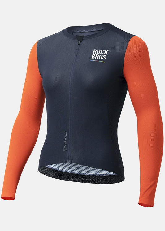 ¡¾ROAD?TO?SKY¡¿ ROCKBROS Cycling Clothes Women's Long-Sleeved Jersey Summer Mountain Road Bicycle Sportswear