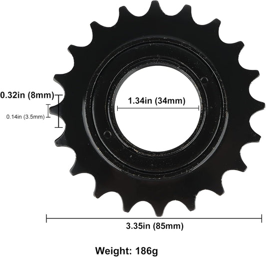 22T Single Speed Bike Freewheel - Bicycle Cassettes & Freewheels - 22t eBike Super Shop