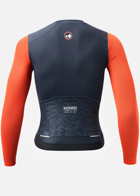 ¡¾ROAD?TO?SKY¡¿ ROCKBROS Cycling Clothes Women's Long-Sleeved Jersey Summer Mountain Road Bicycle Sportswear