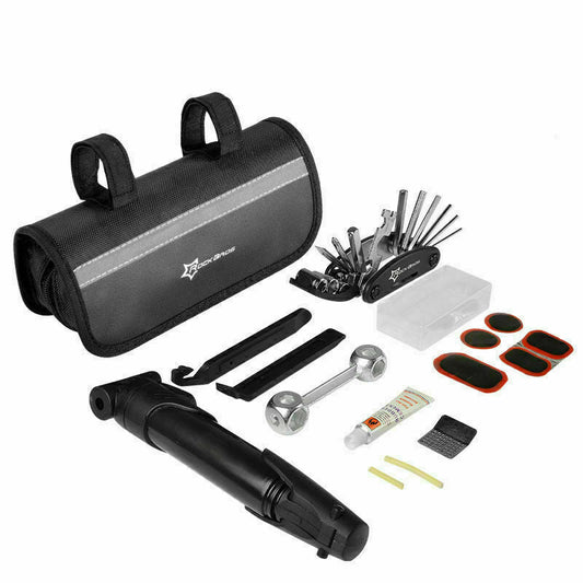 ROCKBROS 14pcs Bicycle Repair Multi-tool Kit - Portable, Lightweight & Durable