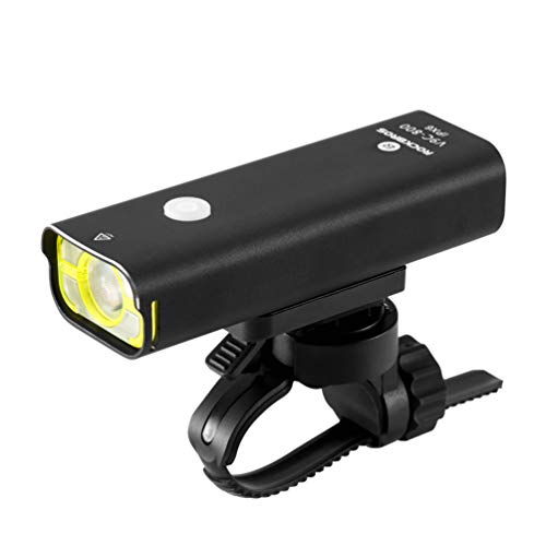 ROCKBROS Bicycle Headlight 400/800 Lumens - Rechargeable, IPX6 Waterproof