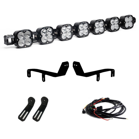 XL Pro Linkable Sport Bumper Light Kit 17-19 F-250/350 Super Duty (Multi-Pattern Clear Toggle Wiring) Baja Designs