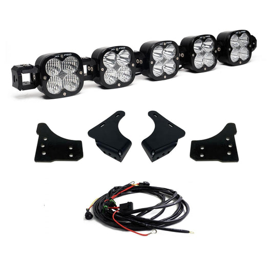 XL Pro Linkable Sport Bumper Light Kit 21-23 F-150 (Multi-Pattern Clear Toggle Wiring) Baja Designs
