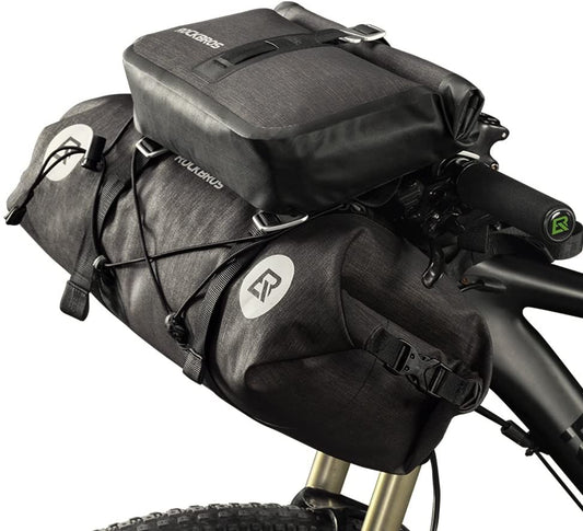 Waterproof Handlebar Bags Front 2 Dry Packs for MTB Road Bicycles 19-20L