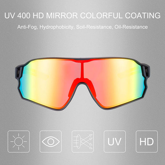ROCKBROS Polarized Sunglasses for Men Women UV Protection Cycling Sunglasses