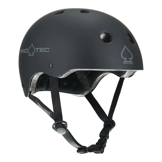 Black Pro-Tec eBike helmet accessory, side view, on white background
