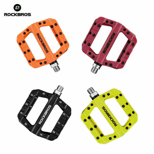 ROCKBROS Lightweight Bike Pedals in Various Colours (Pair)