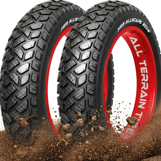 HEB ALLSCAPE® Fat Tires- Available In 4 Sizes (SET OF 2 Tires) Tubes Not Included.