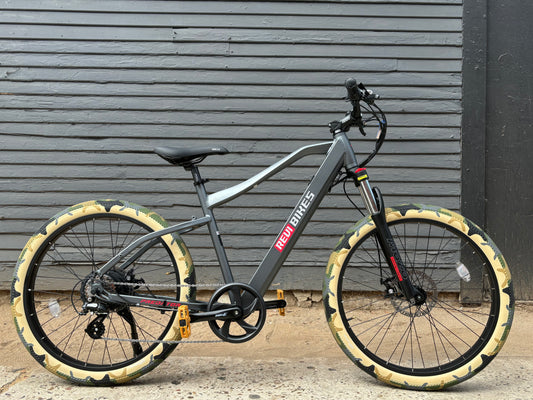 Custom Military Camo 750 w Electric Urban eBike 26x2.1 Urban tire electric bike - eBike Super Shop