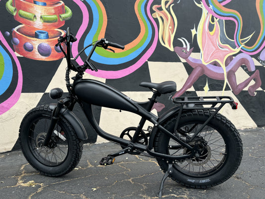Custom Mini Racer 500 w Electric Vintage eBike 20x4 Fat tire electric bike - Mini eBike - EBIKE|1532 eBike Super Shop