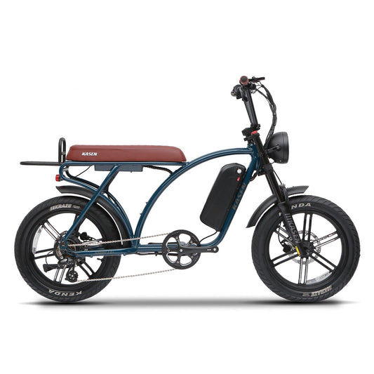 Kasen Kabbit 2.0 Plus electric bike in Retro Blue, side view