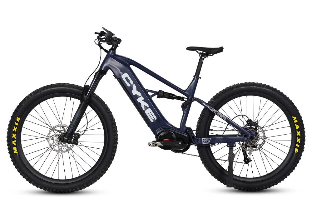 CYKE Electric Mountain eBike Falcon S - 48v 1000 w eMTB Trail Bike - Mountain eBike - CYKE|BLUE|2606 eBike Super Shop