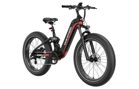 eBike Mokwheel Obsidian ST - Black & Red - eBikes - MOKWH|3038 eBike Super Shop