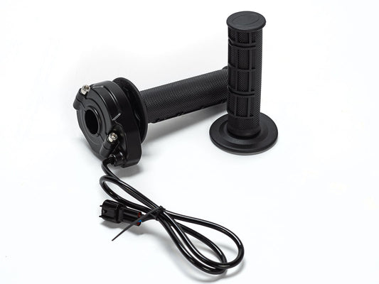 Ebox and Dragster Throttle Kit V2 standard throttle and grip replacement accessories for ebox ebike, displayed at Super Shop, product code 458108.