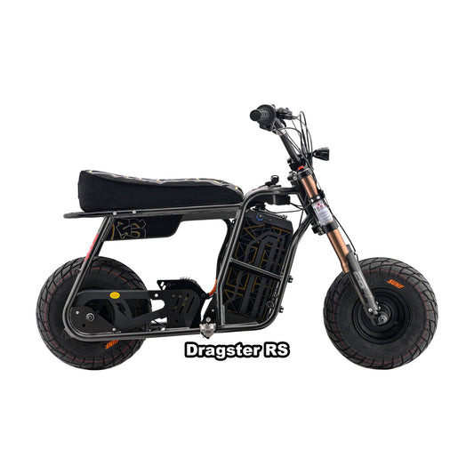 eMOTO Stomp Ebox Dragster RS - Black - Available for Shipping