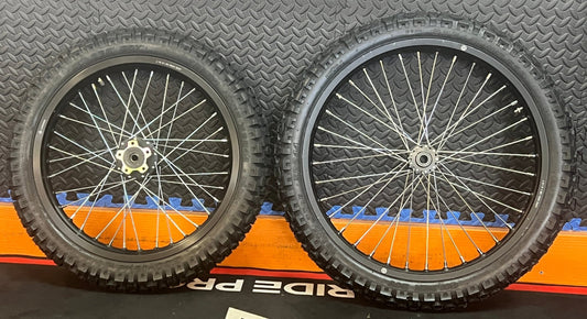 eMoto Wheel Set Shinko 244 Dual Sport 18"/19" Complete Front & Rear Wheel & Tire Set for Moto Bikes - Wheel & Tire Set - EBIKE|2371 eBike Super Shop