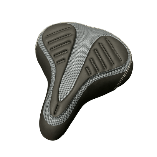 Extra Wide Cruiser Bike Seat - Plush Bicycle Saddle - Bike Seat - CRSR - SEAT - BLU eBike Super Shop
