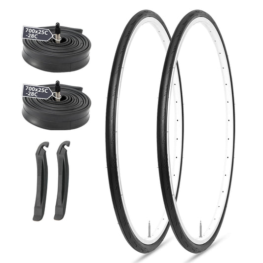 Flashmob - 700×25C / 700×28C - Bicycle Tires - SHP - HY8016_70025BLK_2TR2TB eBike Super Shop