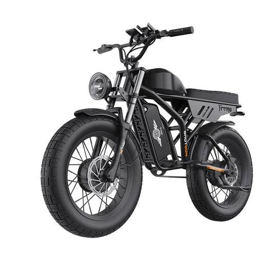 FREEGO Electric e - Moto Style eBike Shotgun Flash F3 Pro Max Dual Motor - Moto 750 w Electric Pit Bike - Moto Style - FREEG|F3 Pro Max|BLACK|1826 eBike Super Shop