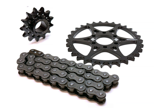 Heavy Hitter Lightweight 420 Primary Chain Drive Conversion Kit - Drivetrain & Brakes - SQ6942420 eBike Super Shop