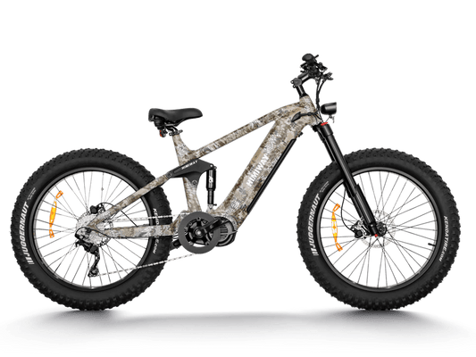 HIMIWAY Cobra PRO 1000 w Step Over Ebike 26x4.8 Fat Electric Fat Tire Mountain eBike - Mountain eBike - HIMIW|MOUNT|CAMO|0176 eBike Super Shop