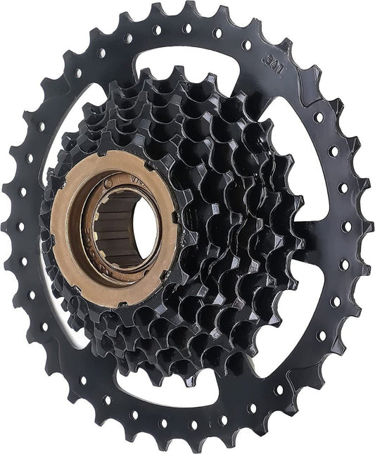 Hycline 7Speed 14 - 34T Bike Freewheel Black - Bicycle Cassettes & Freewheels - SHP - KFW - 772 - C - BLK eBike Super Shop