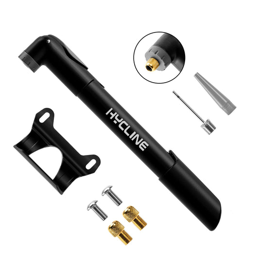 Hycline Mini Hand Pump - 120 PSI - Bicycle Pumps - SHP-PUMP_P100_BLK eBike Super Shop