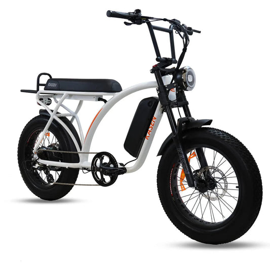 eBike Kasen Kabbit Classic in sand color packaged inside a white box