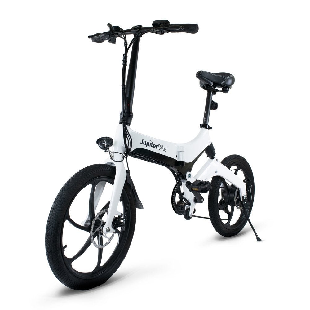 JUPITER Electric Folding eBike Discovery X7 - Folding Step Over 350 w - Folding Ebike - JUPIT|WHITE|1852 eBike Super Shop