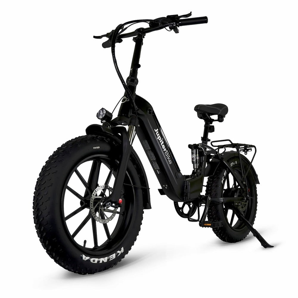 JUPITER Folding Fat Tire eBike Defiant ST - Folding Step Thru 750 w Electric Folding eBike - Folding Ebike - JUPIT|BLACK|1843 eBike Super Shop