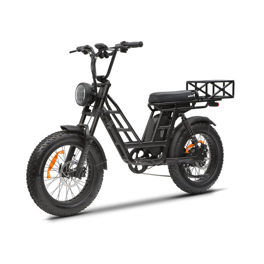 KASEN Malibu 1000 w Step Thru Ebike 20x4 Fat Electric Cargo eBike - Cargo eBike - KASEN|CARGO|BLACK|0218 eBike Super Shop