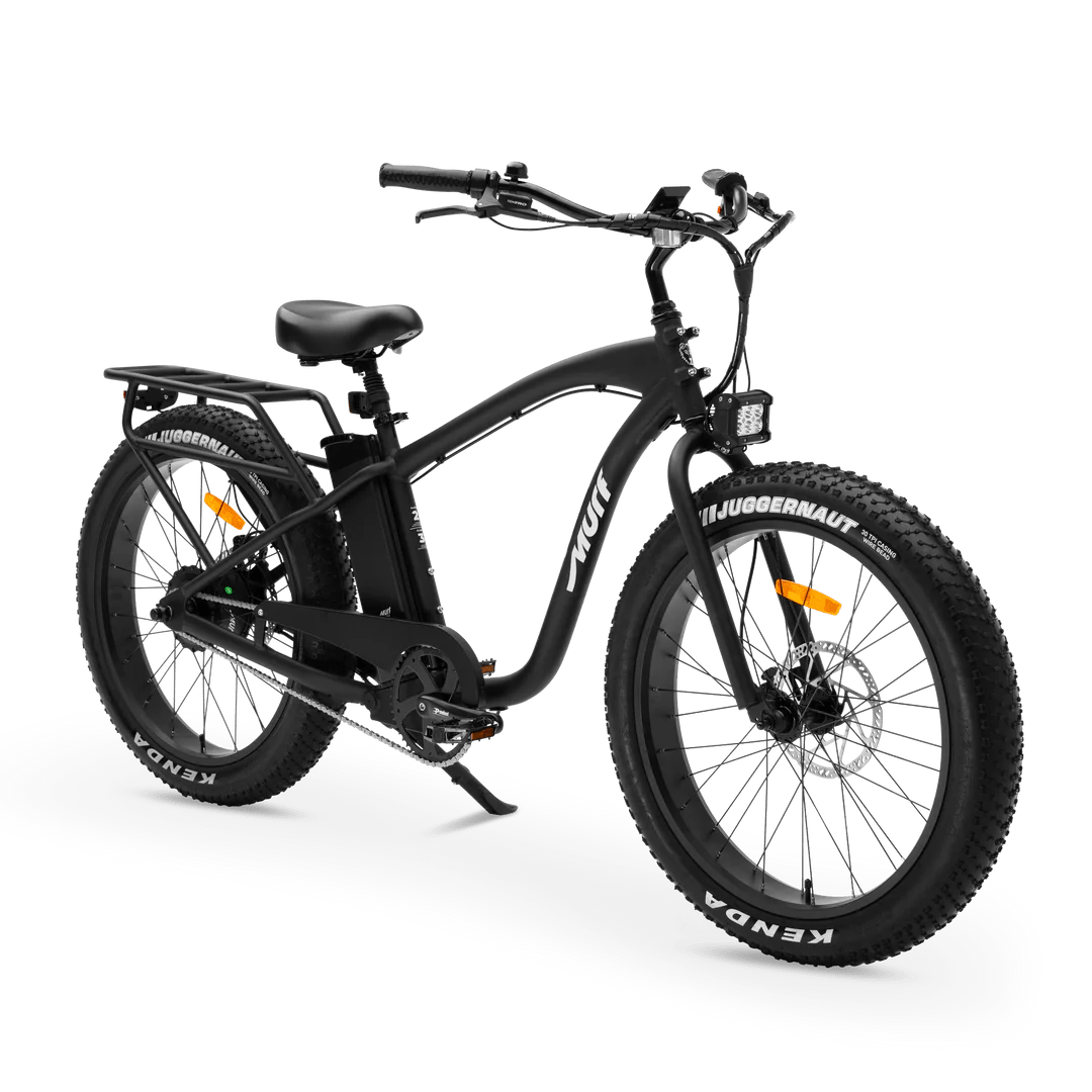 MURF Alpha Murf Fat Tire Electric Beach Cruiser eBike - 52v 750 w Electric Beach Cruiser eBike - Fat Tire Cruiser eBike - MURF|BLACK|2298 eBike Super Shop