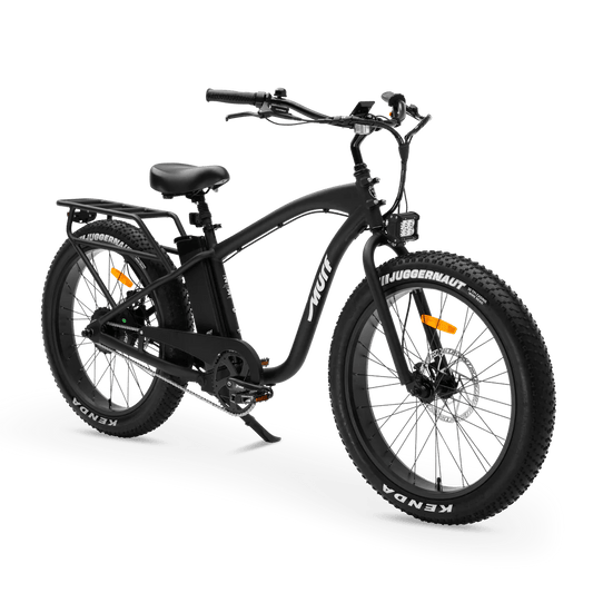 MURF Alpha Murf Fat Tire Electric Beach Cruiser eBike - 52v 750 w Electric Beach Cruiser eBike - Fat Tire Cruiser eBike - MURF|BLACK|2298 eBike Super Shop