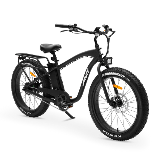 MURF Alpha Murf Fat Tire Electric Beach Cruiser eBike - 52v 750 w Electric Beach Cruiser eBike - Fat Tire Cruiser eBike - MURF|BLACK|2298 eBike Super Shop