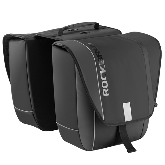 Super 30-Litre Bicycle Saddlebags in Black