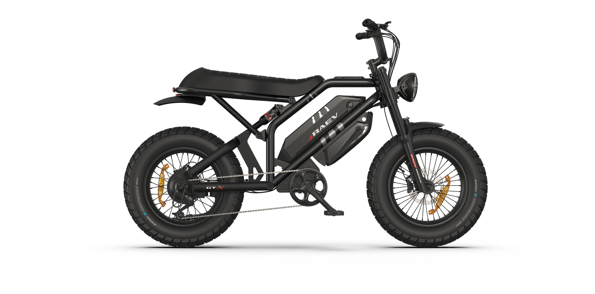 RAEV Bullet GTX Emoto eBike – 1500W Electric e - moto style Bike with Dual Suspension - Moto Style eBike - RAEV-GTX-28AH-B eBike Super Shop
