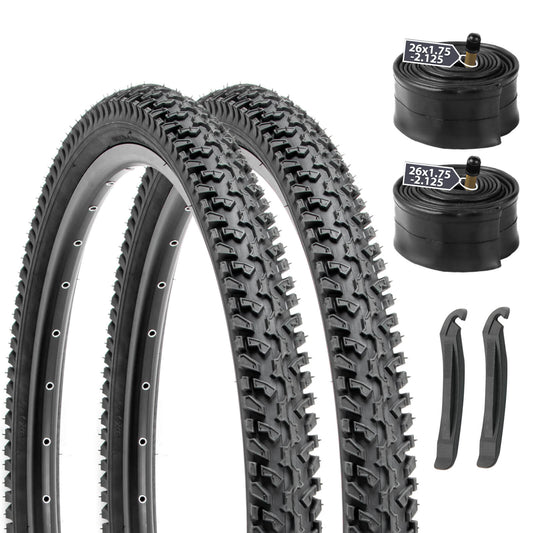 Ravine - 26"×2.125" - Bicycle Tires - SHP - E364_262125BLK_2TR2TB eBike Super Shop