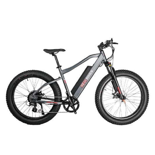 REVI Predator 750w Step Over Ebike 26x4 Fat Tire Electric Fat Tire Mountain eBike - Mountain eBike - REVI|MOUNT|BLACK|0033 eBike Super Shop