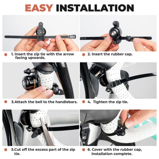 ROCKBROS Dual Hammer Bike Bell