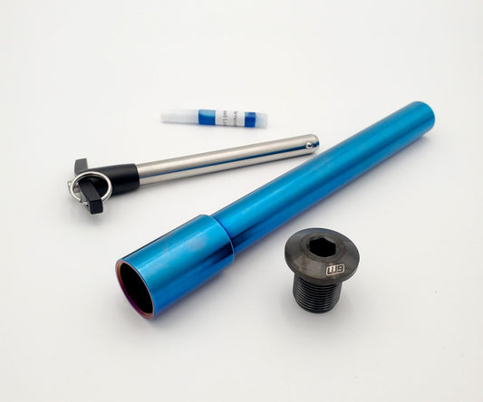 Stark Varg titanium front axle - Warp 9 - sku - 47462248710422 eBike Super Shop