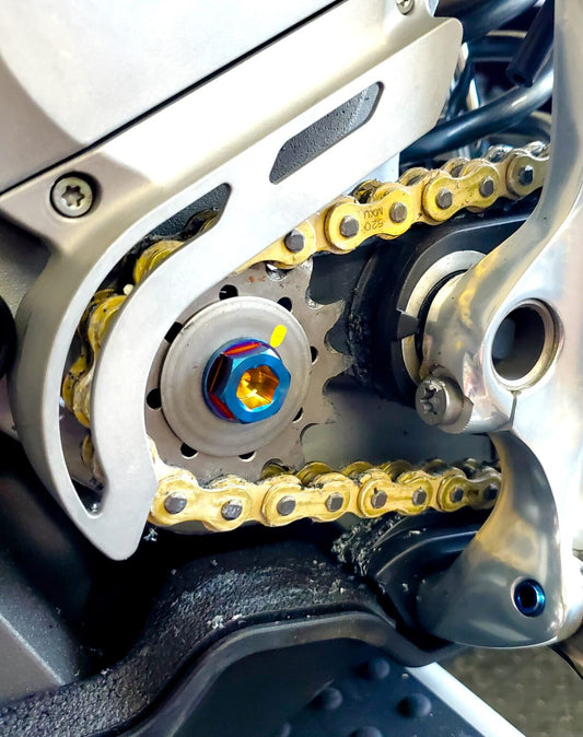 Stark Varg titanium front sprocket bolt - Warp 9 - sku - 47462245597462 eBike Super Shop