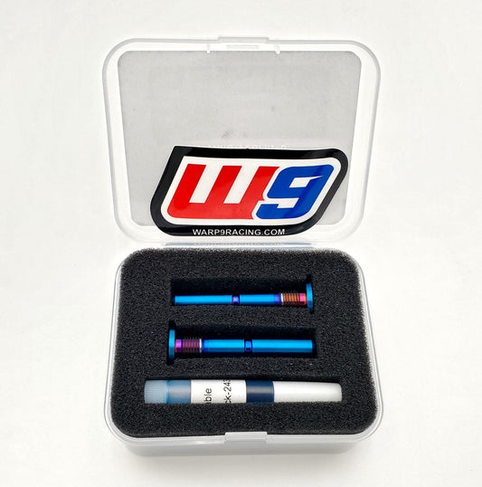 Stark Varg titanium peg pens - Warp 9 - sku - 47462250807574 eBike Super Shop