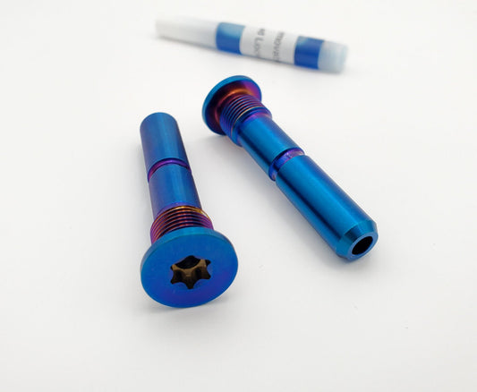 Stark Varg titanium peg pens - Warp 9 - sku - 47462250807574 eBike Super Shop