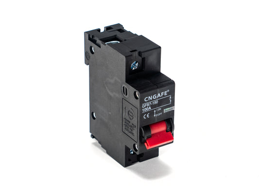 Stomp Ebox EBX Air Breaker Switch, front view showing switch mechanism and labeled panel