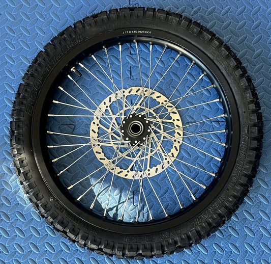 Surron eMoto Wheel Set Shinko 244 Dual Sport 17" Front Wheel & Tire Set for e - Moto Bikes *Does not include rotor or sprocket* - Surron Wheel & Tire Set - EBIKE|2770 eBike Super Shop