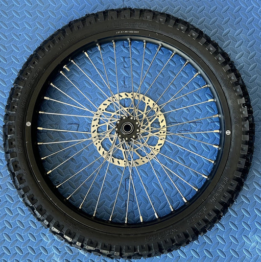 Surron eMoto Wheel Set Shinko 244 Dual Sport 21" Front Wheel & Tire Set for e - Moto Bikes *Does not include rotor or sprocket* - Surron Wheel & Tire Set - EBIKE|2774 eBike Super Shop